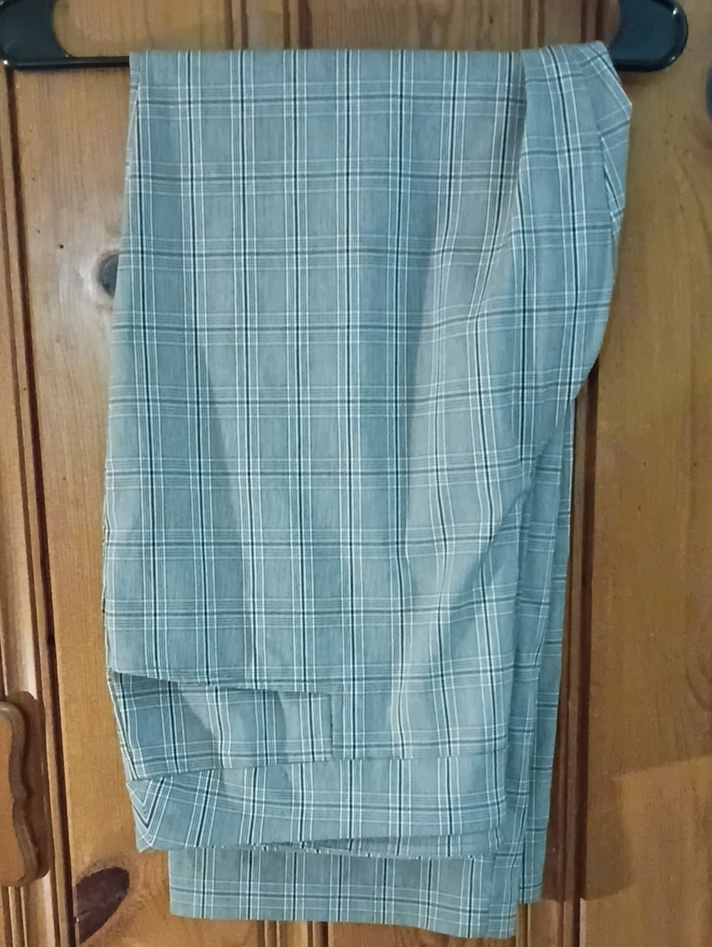 Time and Tru Black and White Plaid Pants